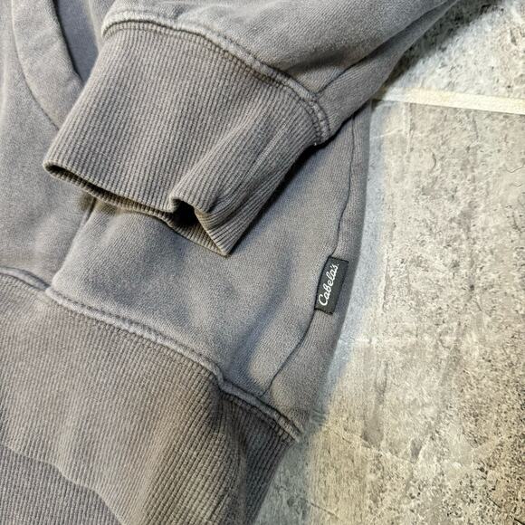 Cabela's Cozy Heavyweight Camo Hoodie Gray purple pink Women's size XL - Picture 9 of 9